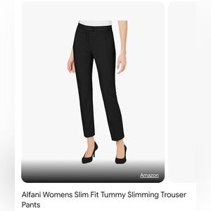 Women’s Alfani Pull On Slim Pants. Size 8 Navy